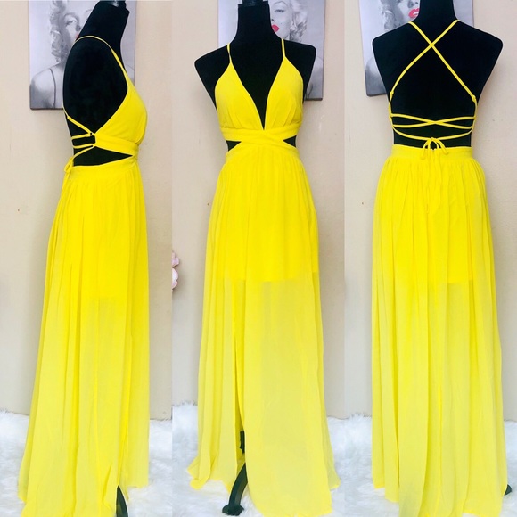 💛SALE💖Maxi Dress With Cut Out Waist💖💛 - Picture 5 of 5